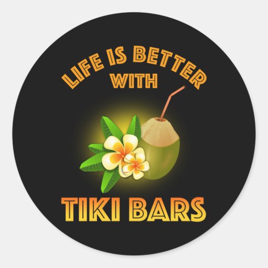 Tikiのバー ラウンドシール (正面)
