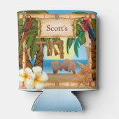 Tikiのパーソナライズバーパーティー 缶クーラー (裏面)