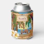 Tikiのパーソナライズバーパーティー 缶クーラー (缶裏面)