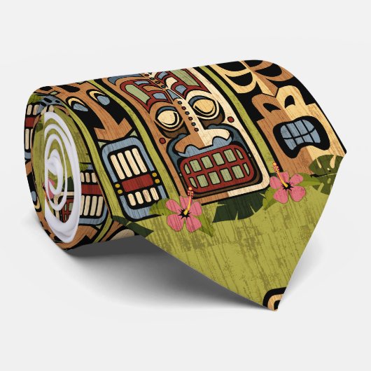 Tikiのパーティーのタイ#2 ネクタイ (ロール)