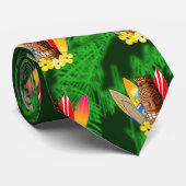 Tikiのマスクおよびサーフボード ネクタイ (ロール)