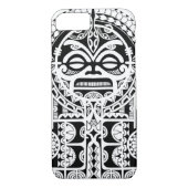 tikiのマスクとのポリネシアの種族の入れ墨のデザイン Case-Mate iPhoneケース (裏面)