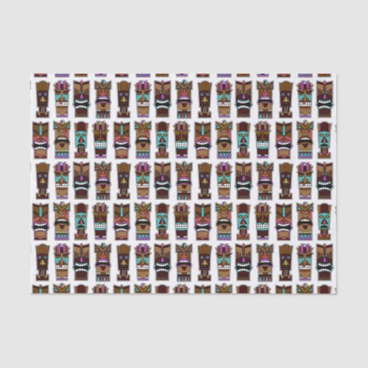 Tikiのマスクパターン 薄葉紙 (正面)