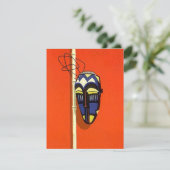 TIKIのルアウ(ハワイ式宴会)の生存者のテーマの誕生会の招待 招待状 (スタンド正面)