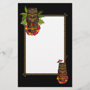 Tikiのルアウ(ハワイ式宴会) 便箋