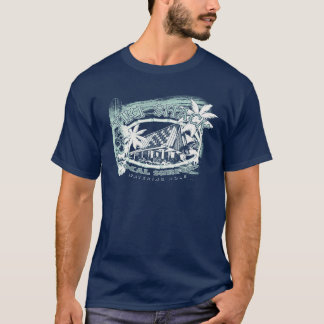 tikiの掘っ建て小屋のタケ tシャツ