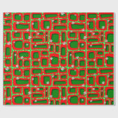 Tikiの煉瓦011 ラッピングペーパー (フラット)