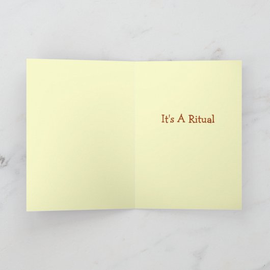 Tikiの誕生日 カード (内部)