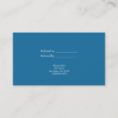 Tikiの鳥の誕生会のヴィンテージは友人を参照します 紹介カード (裏面)