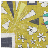 tikiの黄色 ファブリック (クローズアップ)