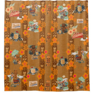 TikiのBathのシャワー・カーテン シャワーカーテン