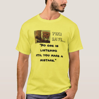 Tikiは言います Tシャツ