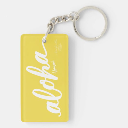 TikiアロハKeychain キーホルダー (裏面)