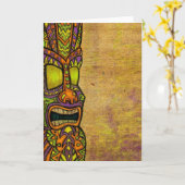 Tikiグリーティングカード カード (黄色い花)