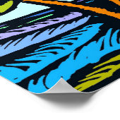 Tikiバー記号、名前の追加 ポスター (角)