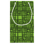 Tikiパターン スモールペーパーバッグ (裏面)