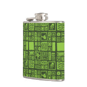 Tikiパターン フラスク (左)