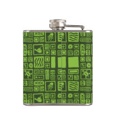 Tikiパターン フラスク (裏面)