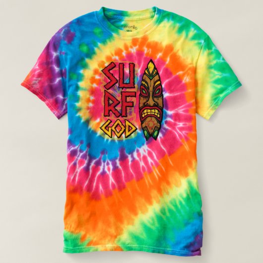 Tiki板風の神 Tシャツ (デザイン正面)