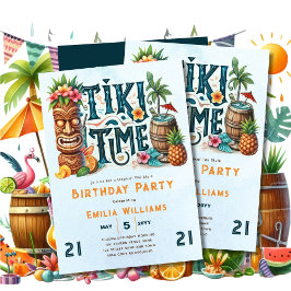 TIKI誕生日熱帯ルアウ（ハワイ式宴会）ハワイアンパーティー