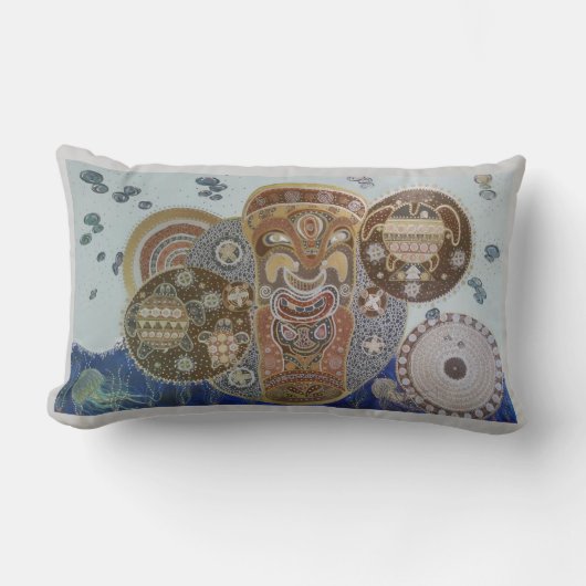 Tiki ランバークッション (正面)