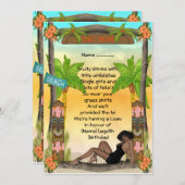 Tiki -招待状 招待状 (正面/裏面)