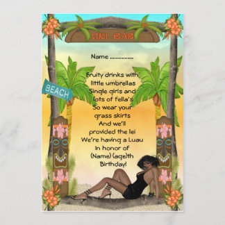 Tiki -招待状 招待状