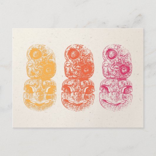 Tiki 4はがき ポストカード (正面)