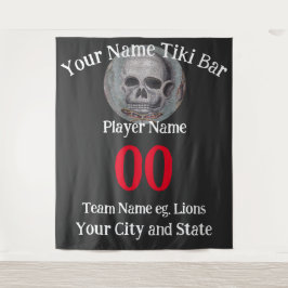 Tiki Bar ナンバー 名前 都市 状態 スローガン Tシャツ タペストリー