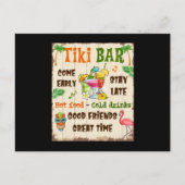 Tiki Bar 案内ポストカード (正面)