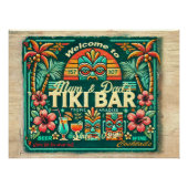 Tiki Bar Glossy Poster ポスター (正面)
