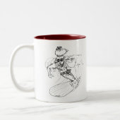 Tiki Coffee Mug / Kaffee Becher ツートーンマグカップ (左)