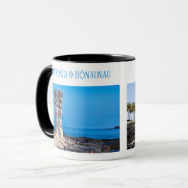 Tiki Coule & Black Lava, Big Island, Hawaii, Mug マグカップ