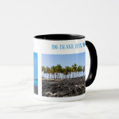 Tiki Coule & Black Lava, Big Island, Hawaii, Mug マグカップ (正面右)