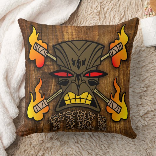 Tiki Fire クッション (ブランケット)