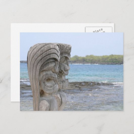 Tiki Guarders in Kona, Hawaii – はがき (正面/裏面)