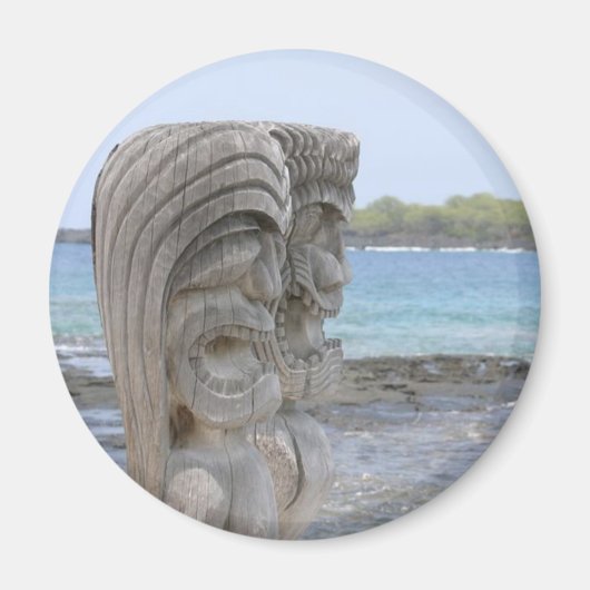 Tiki Guarders in Kona, Hawaii – マグネット (正面)