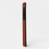 Tiki Hawiianの模造のな木製のサーフボード Case-Mate iPhoneケース (裏面/左)