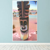 Tiki Illusions キャンバスプリント (インサイチュ (ウッドフロア))