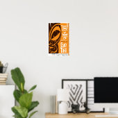 Tiki Kon: Eye of the Tiki Poster (Closed Eye) ポスター (ホームオフィス)