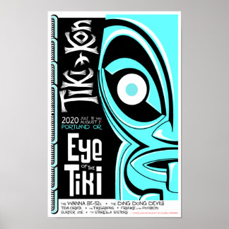 Tiki Kon: Eye of the Tiki Poster (Open Eye) ポスター