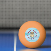 tiki luau tropical island beach 卓球ボール (ネット)