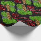 Tiki Mele Kalikimakaのクリスマスの包装紙 ラッピングペーパー (角)