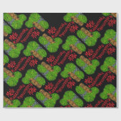 Tiki Mele Kalikimakaのクリスマスの包装紙 ラッピングペーパー (フラット)