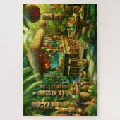 Tiki Oasis Enchanted Tropical Backyard Escape ジグソーパズル (縦)