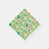 Tiki Parrot Cocktail Napkins スタンダードカクテルナプキン (角)