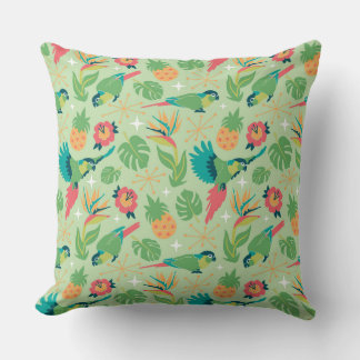 Tiki Parrot Pillow クッション