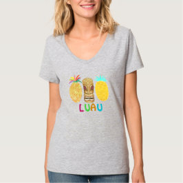  Tiki Pineapple Luau T-Shirt Tシャツ