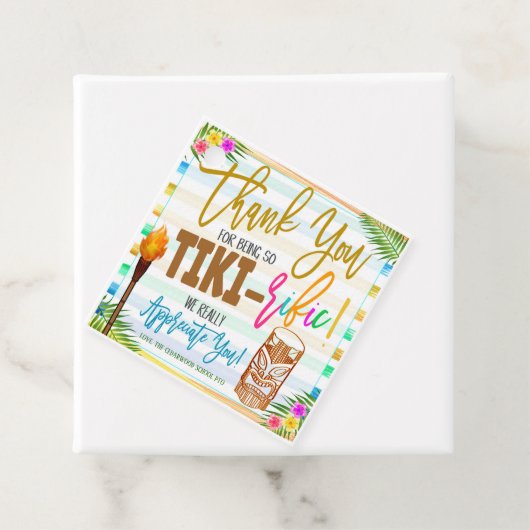 Tiki-Rifficギフトラベルをありがとう フェイバータグ (インサイチュ)