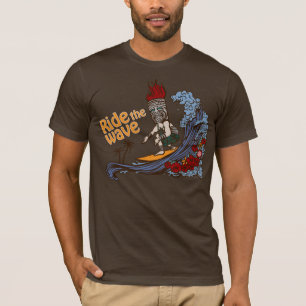 Tiki Surfer:ライド・ザ・ウェーブ Tシャツ